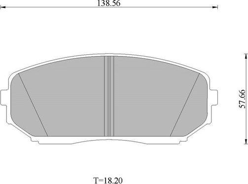 BOSCH 0 986 AB1 738 - Brake Pad Set, disc brake www.autospares.lv