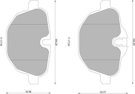 BOSCH 0 986 AB1 729 - Bremžu uzliku kompl., Disku bremzes www.autospares.lv