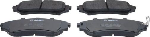 BOSCH 0 986 AB3 142 - Brake Pad Set, disc brake www.autospares.lv