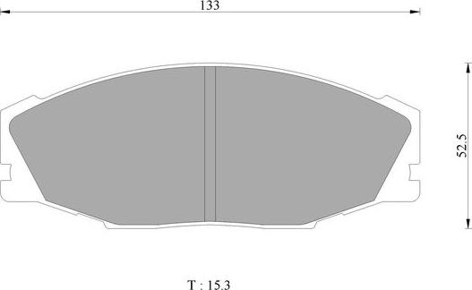 BOSCH 0 986 AB3 849 - Bremžu uzliku kompl., Disku bremzes www.autospares.lv