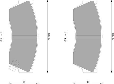 BOSCH 0 986 AB3 870 - Bremžu uzliku kompl., Disku bremzes www.autospares.lv