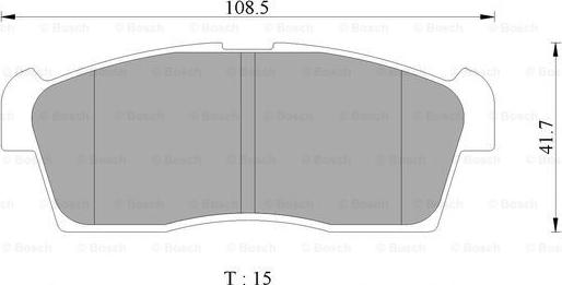 BOSCH 0 986 AB2 416 - Тормозные колодки, дисковые, комплект www.autospares.lv