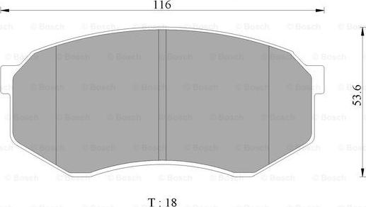 BOSCH 0 986 AB2 420 - Тормозные колодки, дисковые, комплект www.autospares.lv