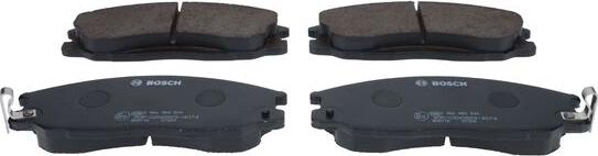 BOSCH 0 986 AB2 534 - Brake Pad Set, disc brake www.autospares.lv