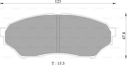 BOSCH 0 986 AB2 352 - Тормозные колодки, дисковые, комплект www.autospares.lv