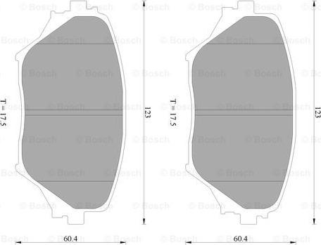 BOSCH 0 986 AB2 383 - Brake Pad Set, disc brake www.autospares.lv