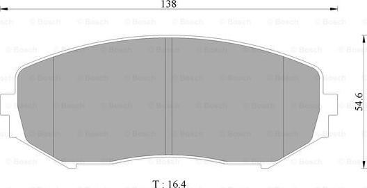 BOSCH 0 986 AB2 371 - Тормозные колодки, дисковые, комплект www.autospares.lv