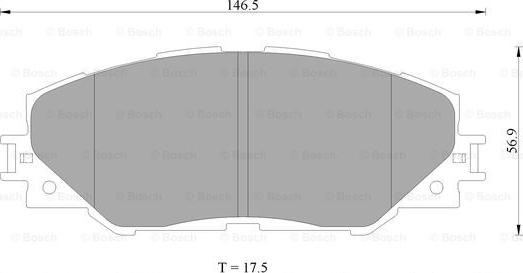 BOSCH 0 986 AB2 298 - Bremžu uzliku kompl., Disku bremzes www.autospares.lv