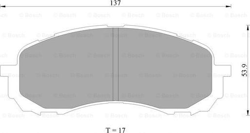 BOSCH 0 986 AB2 293 - Brake Pad Set, disc brake www.autospares.lv