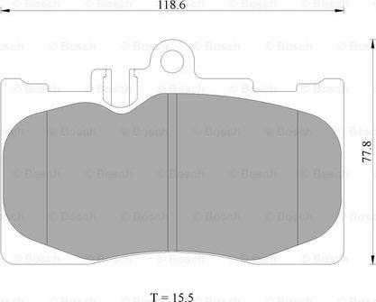 BOSCH 0 986 AB2 286 - Bremžu uzliku kompl., Disku bremzes www.autospares.lv