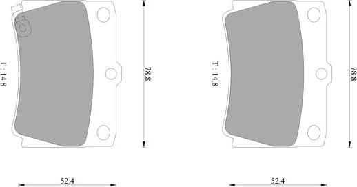 BOSCH 0 986 AB2 738 - Bremžu uzliku kompl., Disku bremzes www.autospares.lv