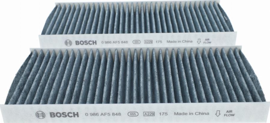 BOSCH 0 986 AF5 848 - Filtrs, Salona telpas gaiss www.autospares.lv