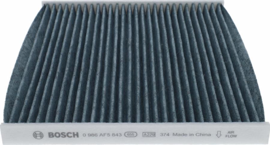 BOSCH 0 986 AF5 843 - Filtrs, Salona telpas gaiss www.autospares.lv