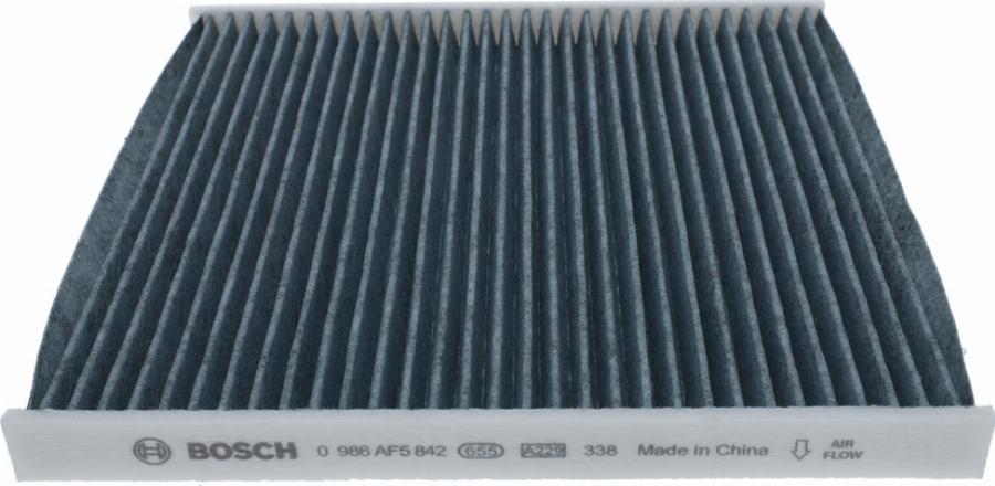 BOSCH 0 986 AF5 842 - Filtrs, Salona telpas gaiss www.autospares.lv