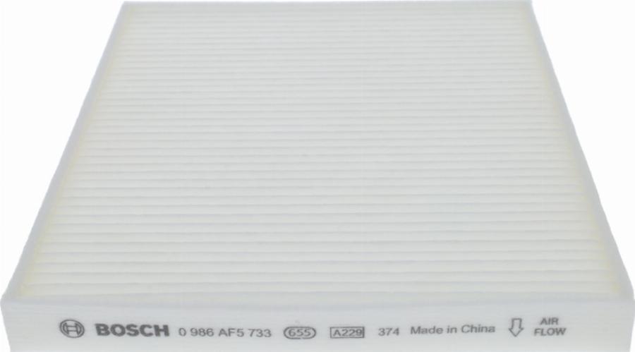 BOSCH 0 986 AF5 733 - Filtrs, Salona telpas gaiss www.autospares.lv