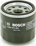 BOSCH 0 986 AF0 063 - Масляный фильтр www.autospares.lv