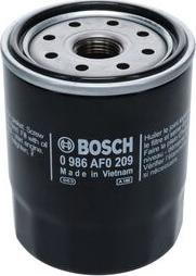 BOSCH 0 986 AF0 209 - Oil Filter www.autospares.lv