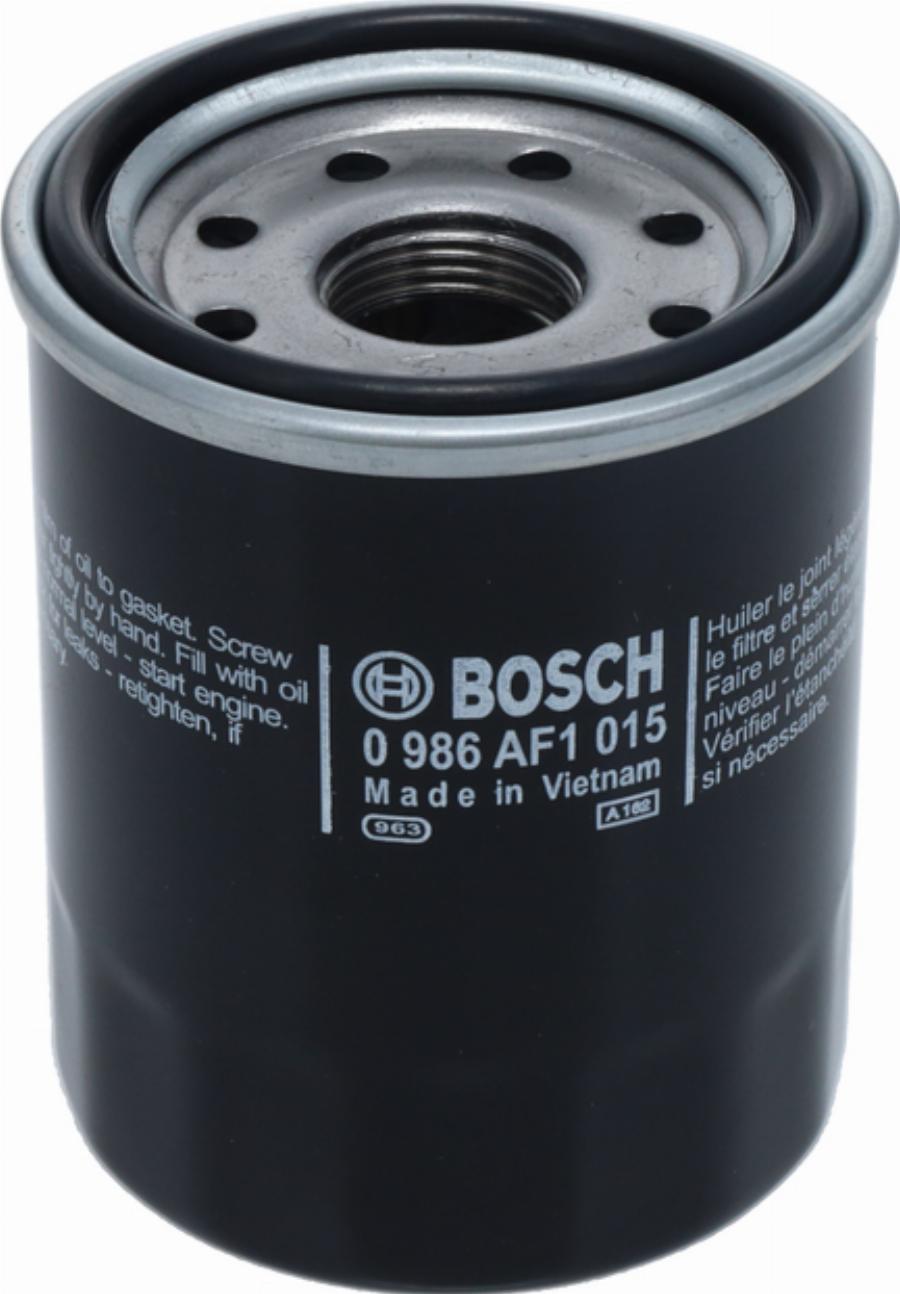 BOSCH 0 986 AF1 015 - Eļļas filtrs www.autospares.lv