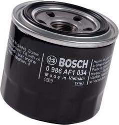 BOSCH 0 986 AF1 034 - Eļļas filtrs www.autospares.lv