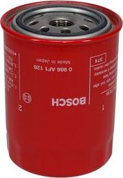 BOSCH 0 986 AF1 126 - Oil Filter www.autospares.lv