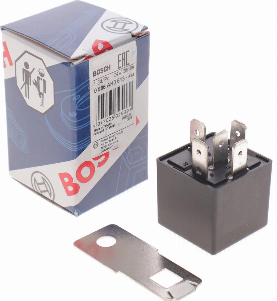 BOSCH 0 986 AH0 613 - Relejs, Darba strāva www.autospares.lv