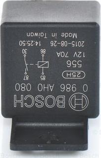 BOSCH 0 986 AH0 080 - Relejs, Darba strāva www.autospares.lv