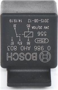 BOSCH 0 986 AH0 803 - Relejs, Darba strāva www.autospares.lv