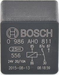 BOSCH 0 986 AH0 811 - Relejs, Darba strāva www.autospares.lv