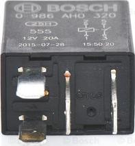 BOSCH 0 986 AH0 320 - Relejs, Darba strāva www.autospares.lv