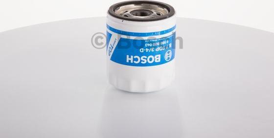 BOSCH 0 986 B00 043 - Eļļas filtrs www.autospares.lv