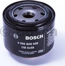 BOSCH 0 986 B00 059 - Eļļas filtrs www.autospares.lv