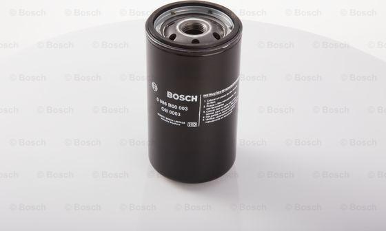 BOSCH 0 986 B00 003 - Eļļas filtrs www.autospares.lv