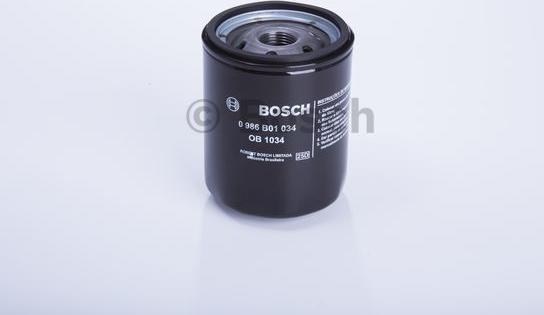 BOSCH 0 986 B01 034 - Eļļas filtrs autospares.lv