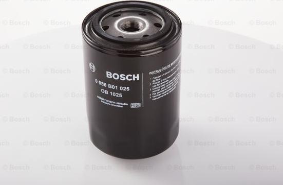 BOSCH 0 986 B01 025 - Масляный фильтр www.autospares.lv