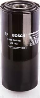 BOSCH 0 986 B01 027 - Eļļas filtrs autospares.lv