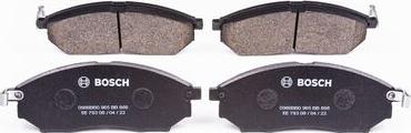 BOSCH 0 986 BB0 965 - Brake Pad Set, disc brake www.autospares.lv