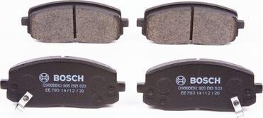 BOSCH 0 986 BB0 905 - Bremžu uzliku kompl., Disku bremzes www.autospares.lv