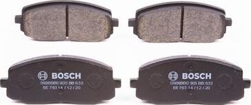 BOSCH 0 986 BB0 905 - Bremžu uzliku kompl., Disku bremzes www.autospares.lv