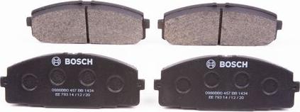 BOSCH 0 986 BB0 457 - Bremžu uzliku kompl., Disku bremzes www.autospares.lv