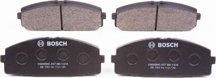 BOSCH 0 986 BB0 457 - Bremžu uzliku kompl., Disku bremzes www.autospares.lv