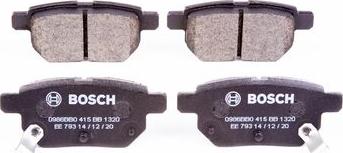 BOSCH 0 986 BB0 415 - Тормозные колодки, дисковые, комплект www.autospares.lv