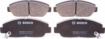 BOSCH 0 986 BB0 543 - Brake Pad Set, disc brake www.autospares.lv