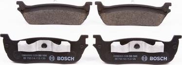 BOSCH 0 986 BB0 539 - Bremžu uzliku kompl., Disku bremzes www.autospares.lv