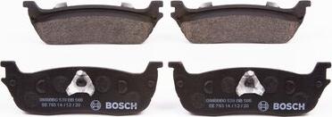 BOSCH 0 986 BB0 539 - Bremžu uzliku kompl., Disku bremzes www.autospares.lv