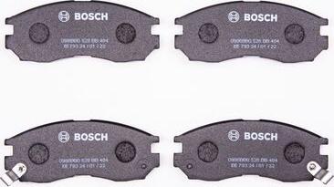 BOSCH 0 986 BB0 528 - Brake Pad Set, disc brake www.autospares.lv