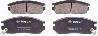 BOSCH 0 986 BB0 528 - Brake Pad Set, disc brake www.autospares.lv