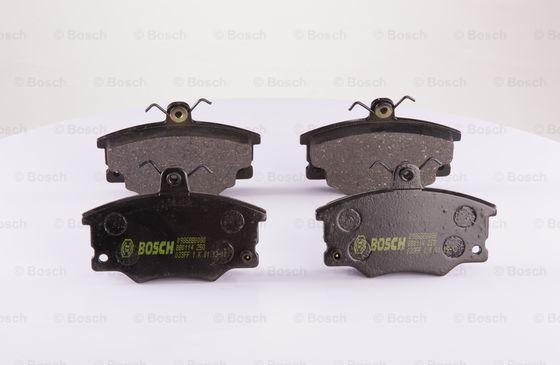 BOSCH 0 986 BB0 080 - Brake Pad Set, disc brake www.autospares.lv