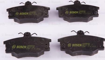 BOSCH 0 986 BB0 080 - Brake Pad Set, disc brake www.autospares.lv