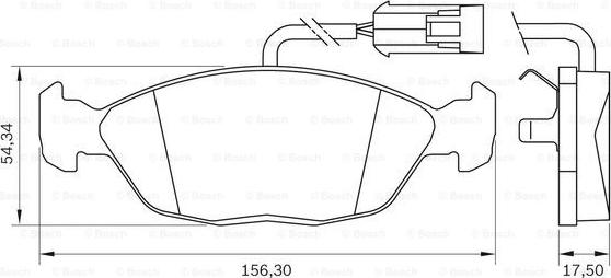 BOSCH 0 986 BB0 037 - Bremžu uzliku kompl., Disku bremzes www.autospares.lv