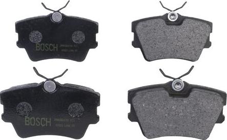 BOSCH 0 986 BB0 192 - Brake Pad Set, disc brake www.autospares.lv